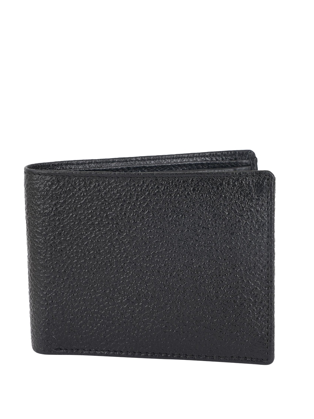 

CLARABAE Men PU Two Fold Wallet, Black