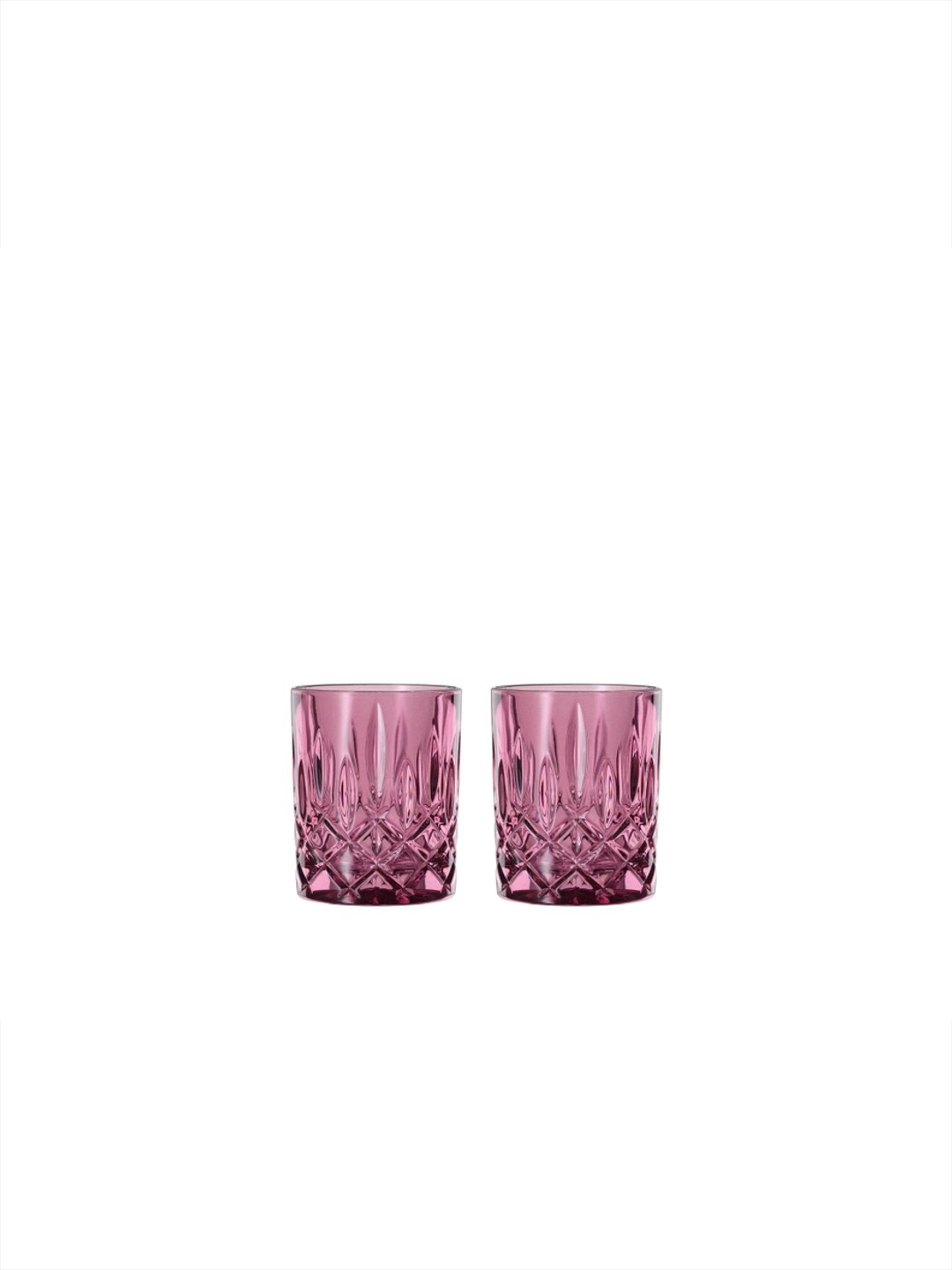 

Nachtmann Noblesse Purple & Transparent 2 Pieces Crystal Whiskey Glasses