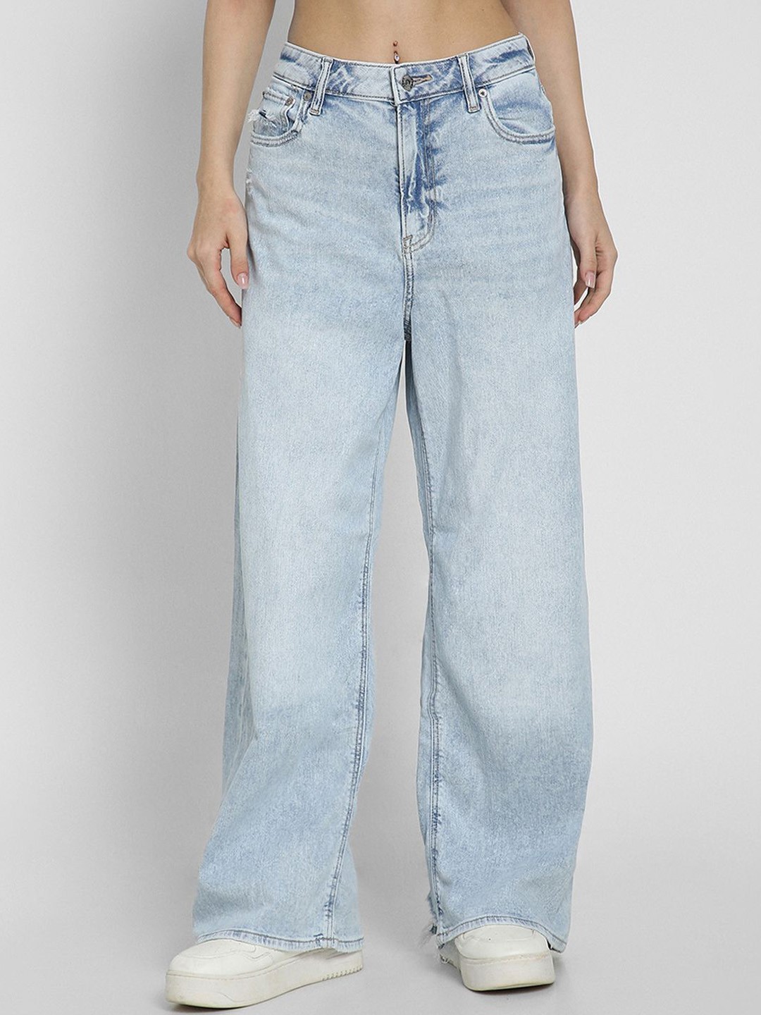 

AMERICAN EAGLE OUTFITTERS Women Heavy Fade Jeans, Blue