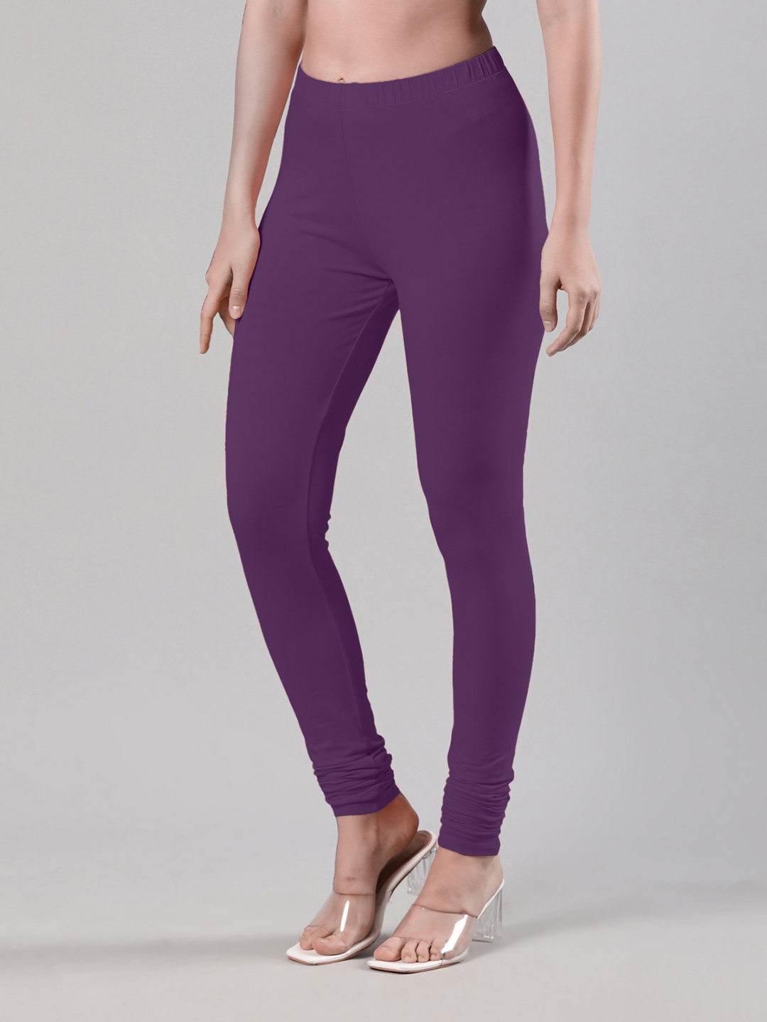 

Femmora Churidar Length Leggings, Purple