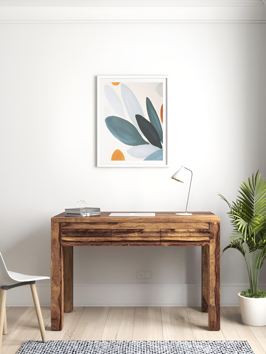 

Ikiriya Beige Teak Finish Water Resistant Study Table