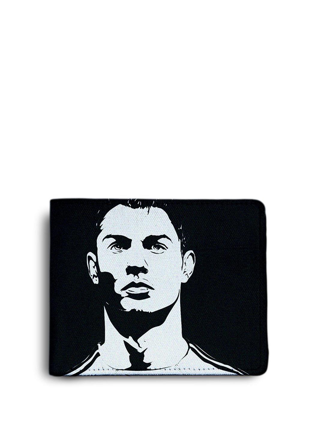 

ShopMantra Men Printed PU Two Fold Wallet, Black