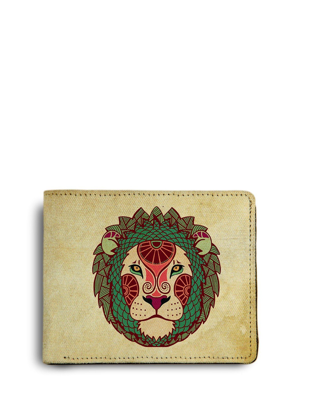

ShopMantra Men Typography Printed PU Two Fold Wallet, Beige