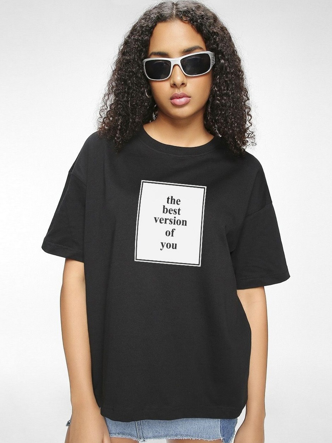 

SZN Typography Printed T-shirt, Black