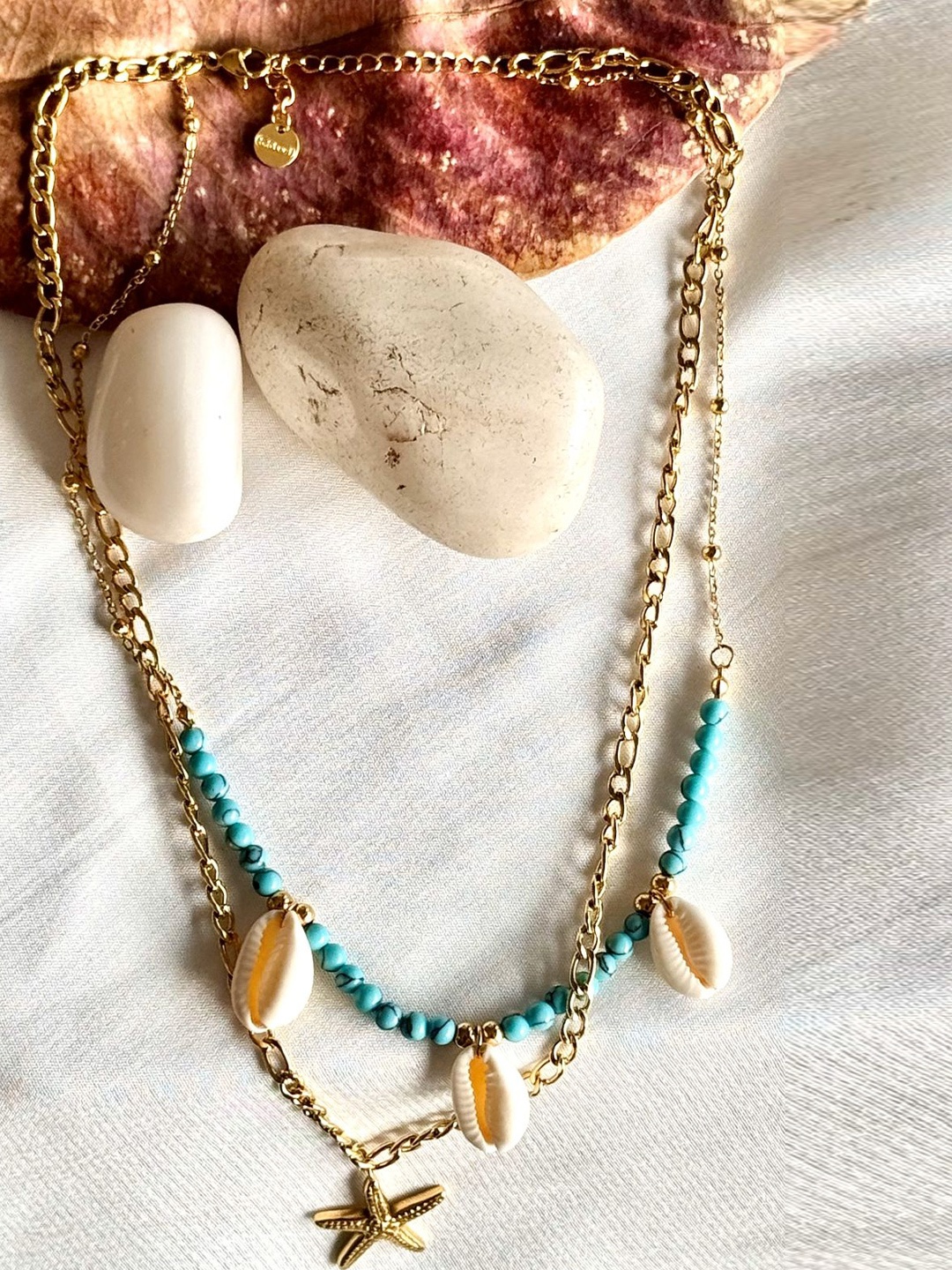 

The Jewellery Tale Gold-Plated Double Layered Necklace