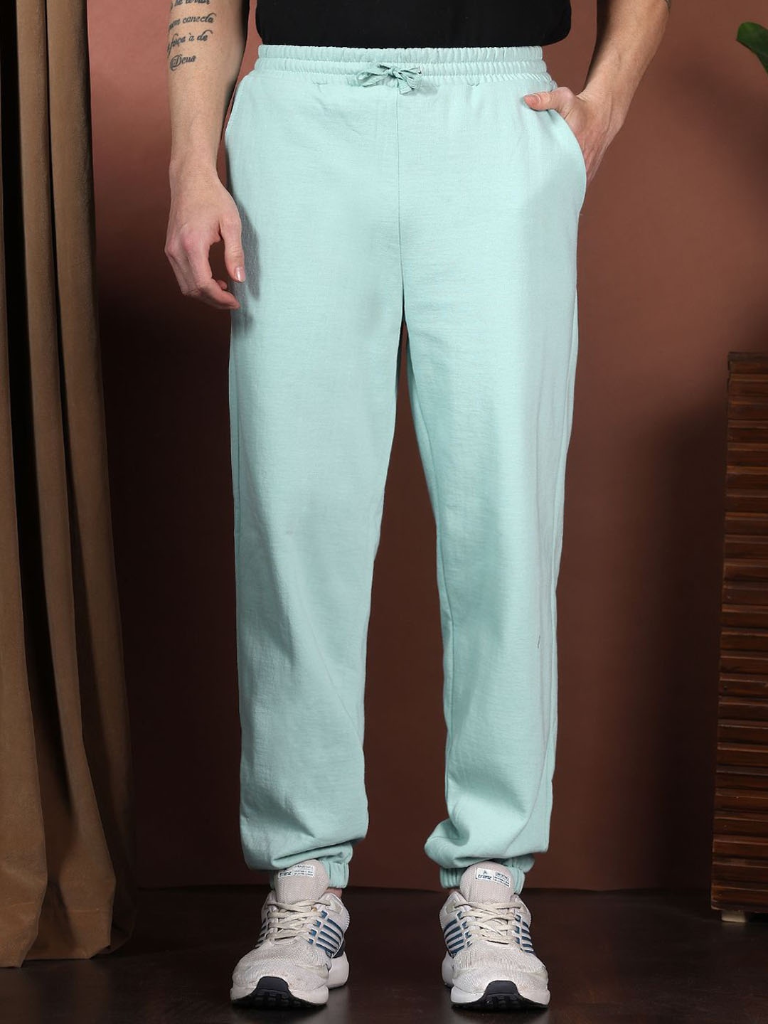 

Kotty Men Mid Rise Track Pant, Green