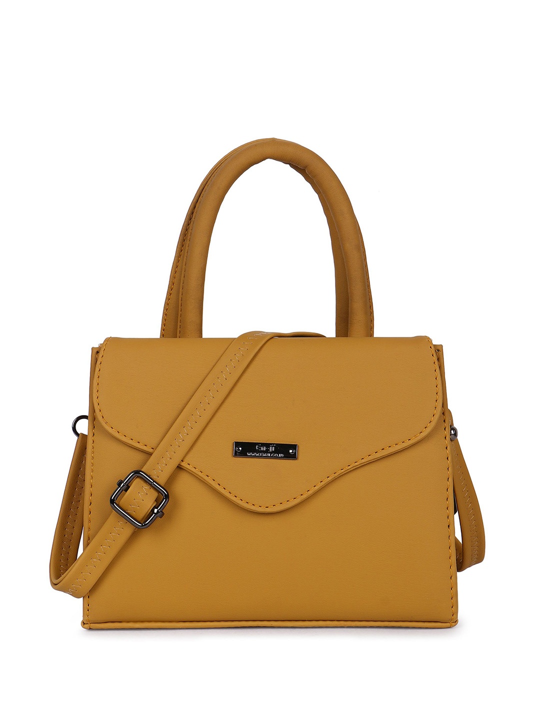 

LADY QUINTON PU Swagger Handheld Bag, Yellow