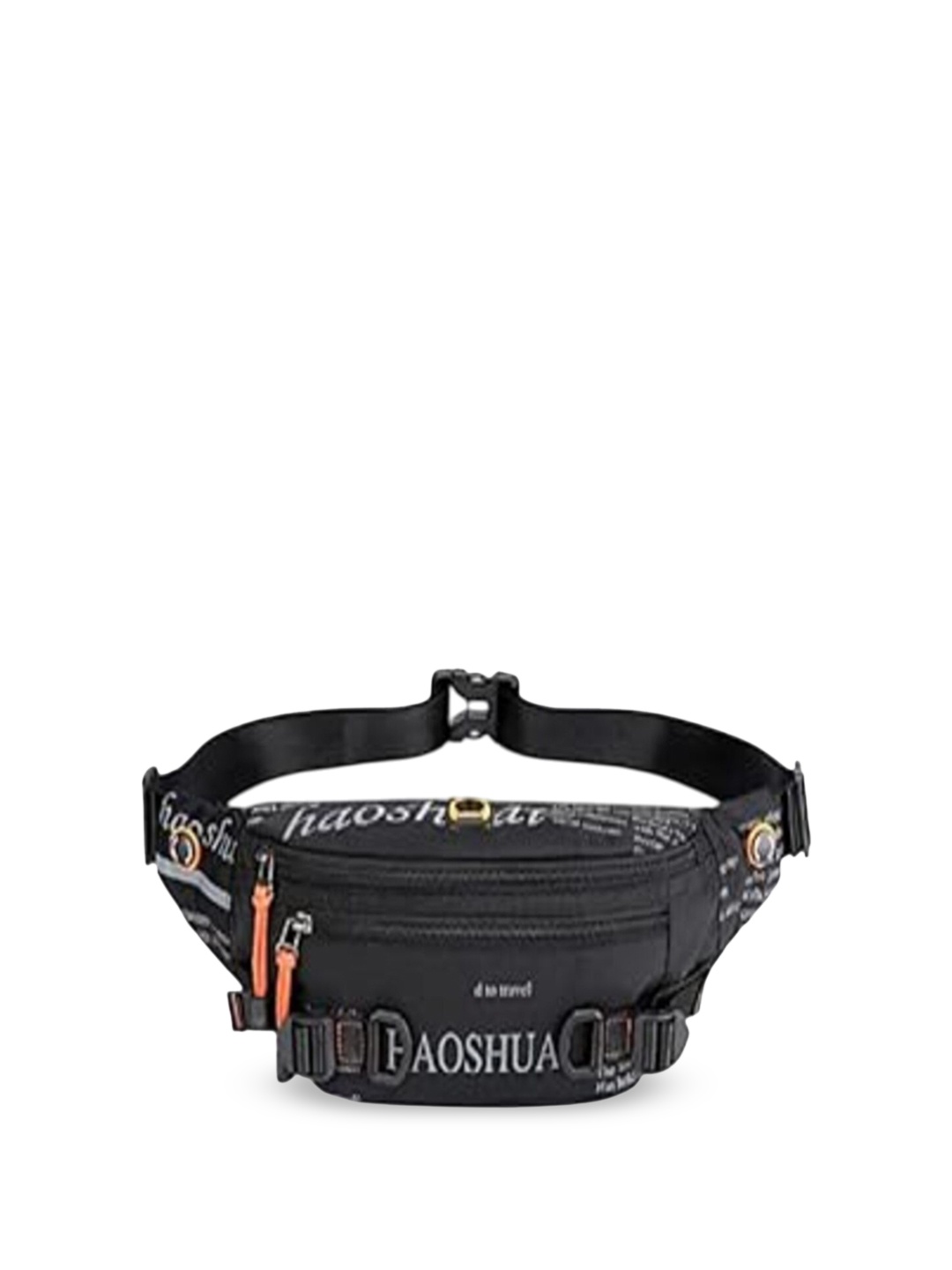 

Gustave Printed Sling Bag with Tasselled, Black