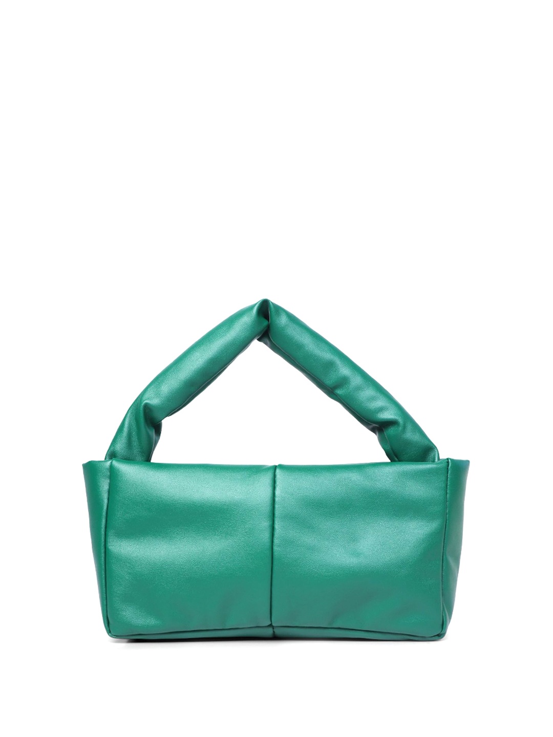 

London Rag PU Structured Shoulder Bag, Green