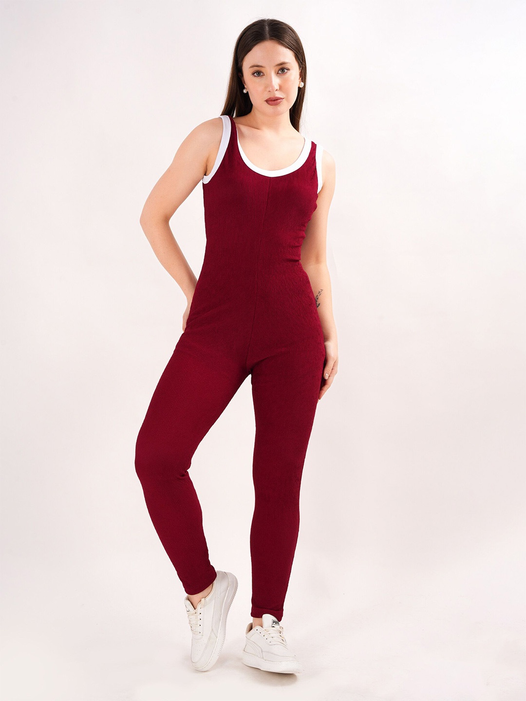 

clobug Basic Jumpsuit, Maroon