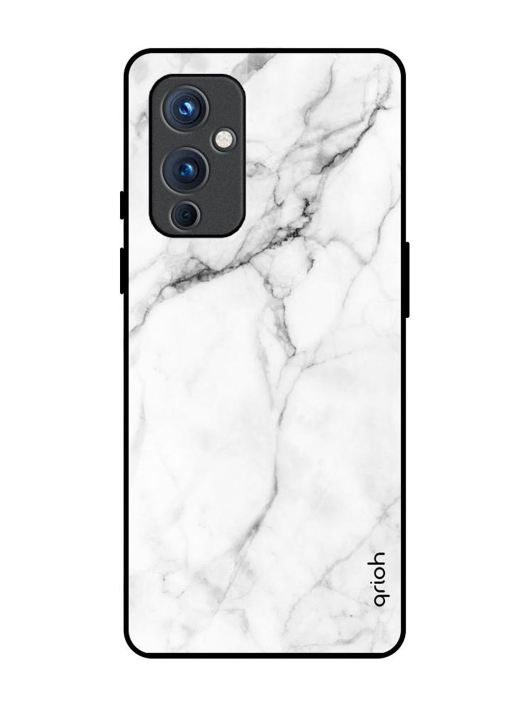 

QRIOH Quirky Printed OnePlus 9 Back Case Mobile Accessories, White