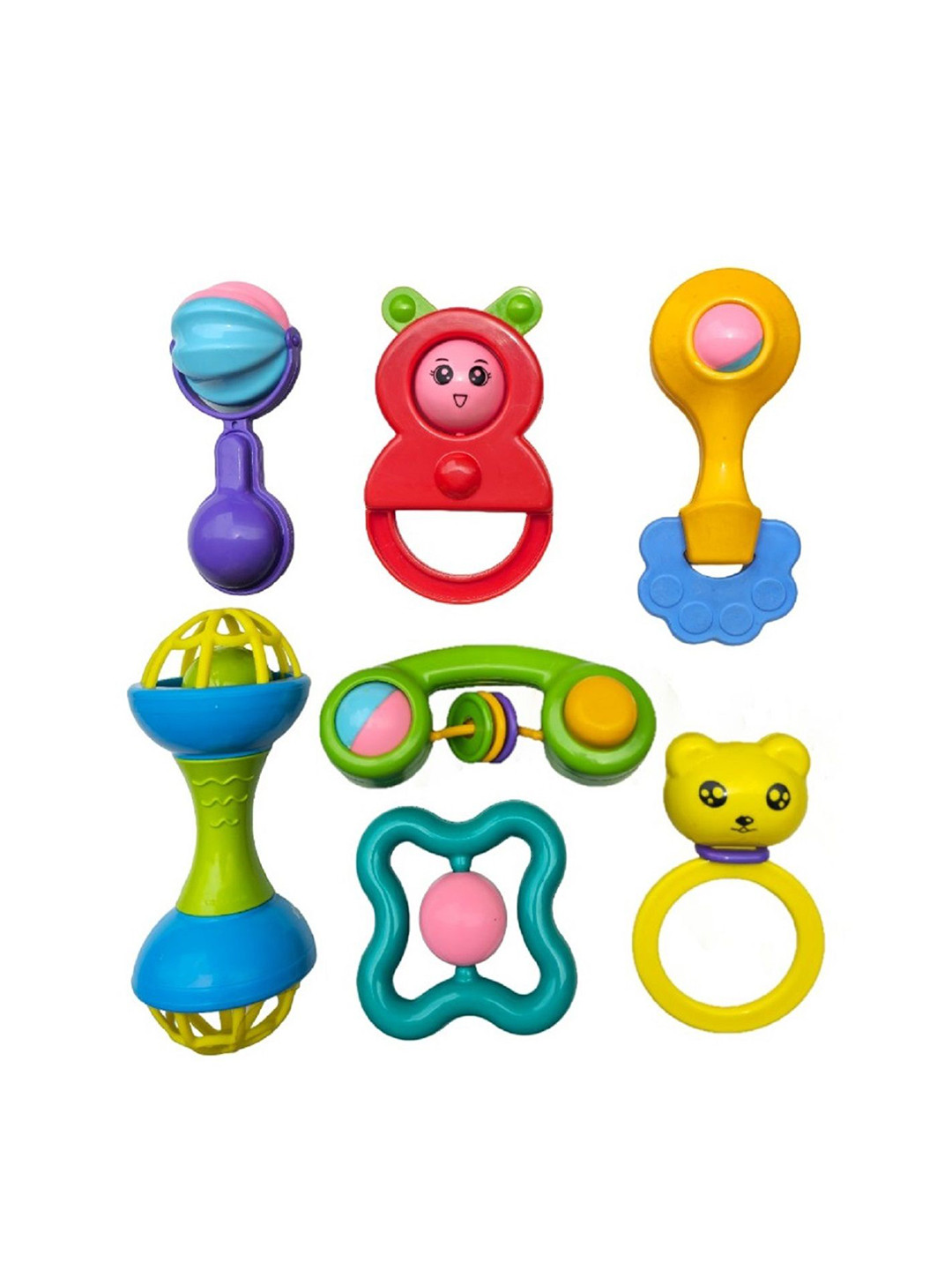 

ADKD BPA Free Rattle Toy Learning and Development Toys, Yellow