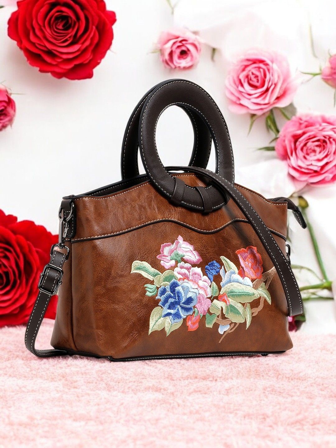 

Exotic Shopper Sling Bag, Brown