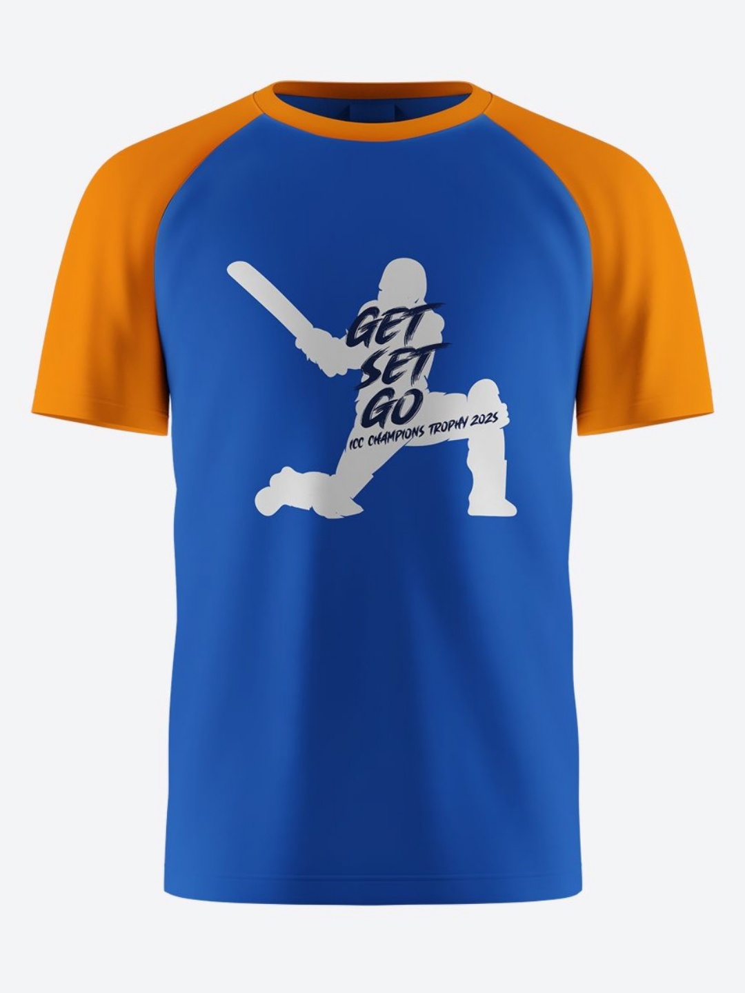 

FanCode Men Printed Applique T-shirt, Blue