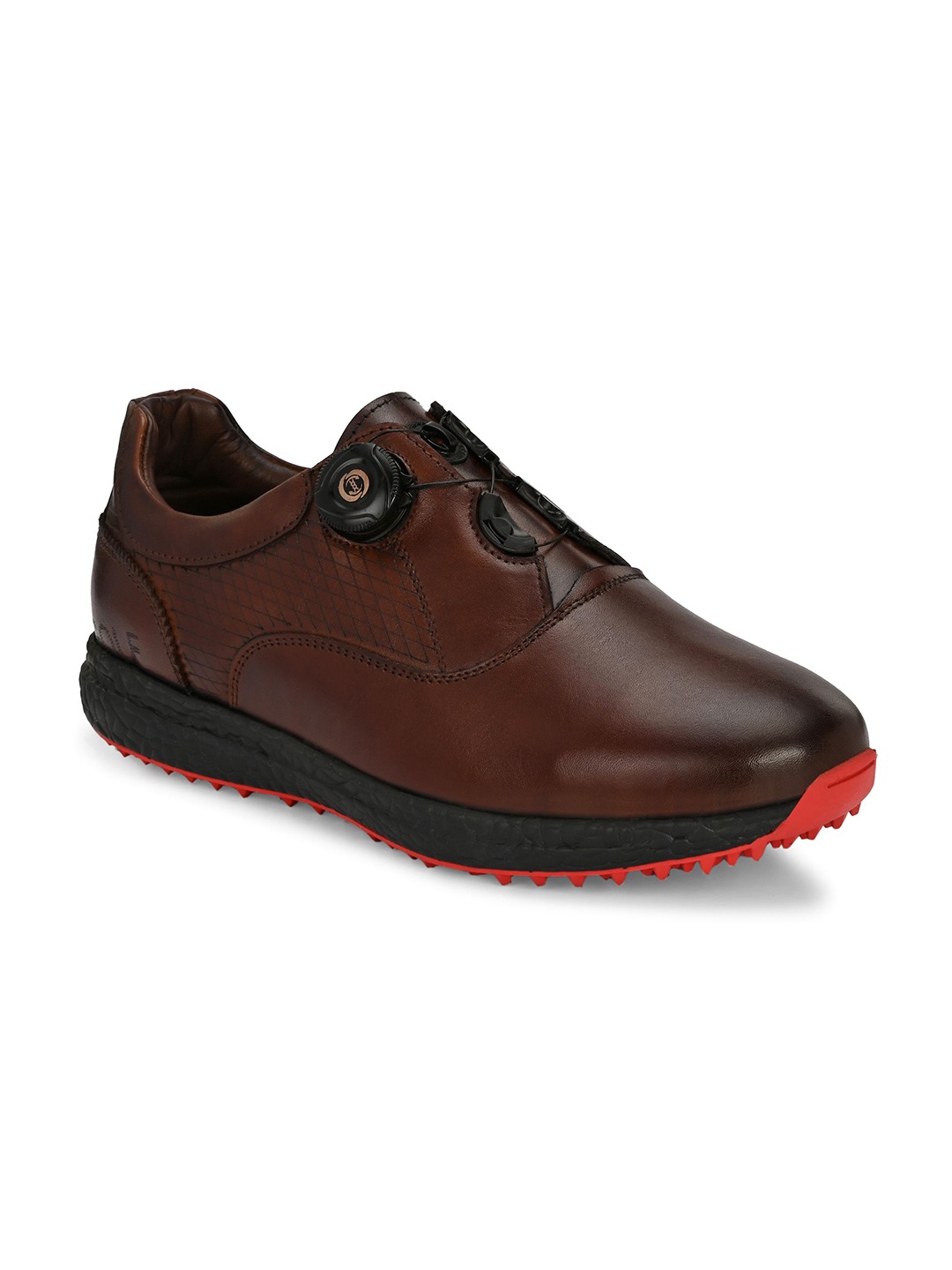 

PRO ASE Men Leather Golf Shoes, Brown