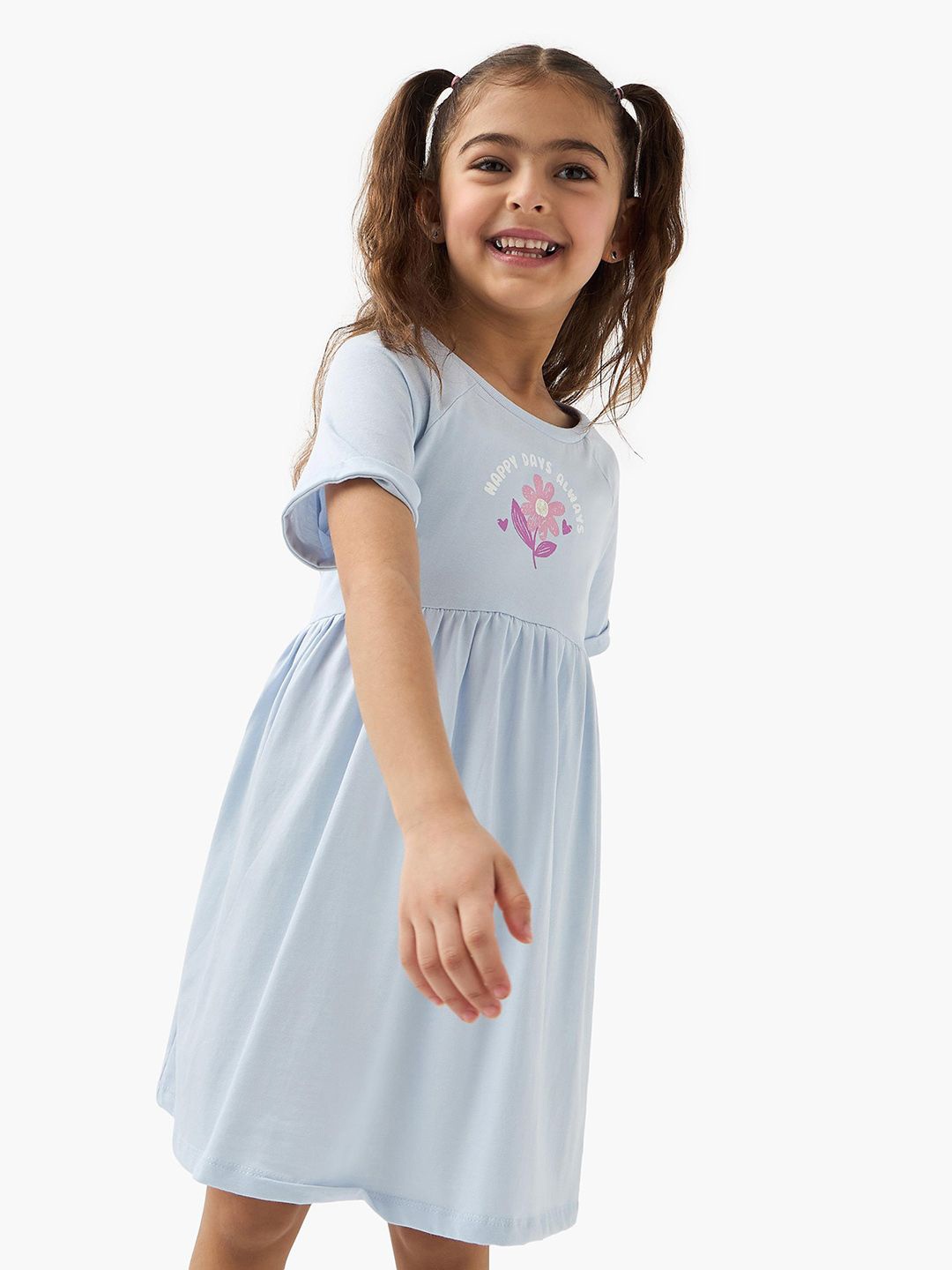 

Juniors by Babyshop Print A-Line Dress, Blue