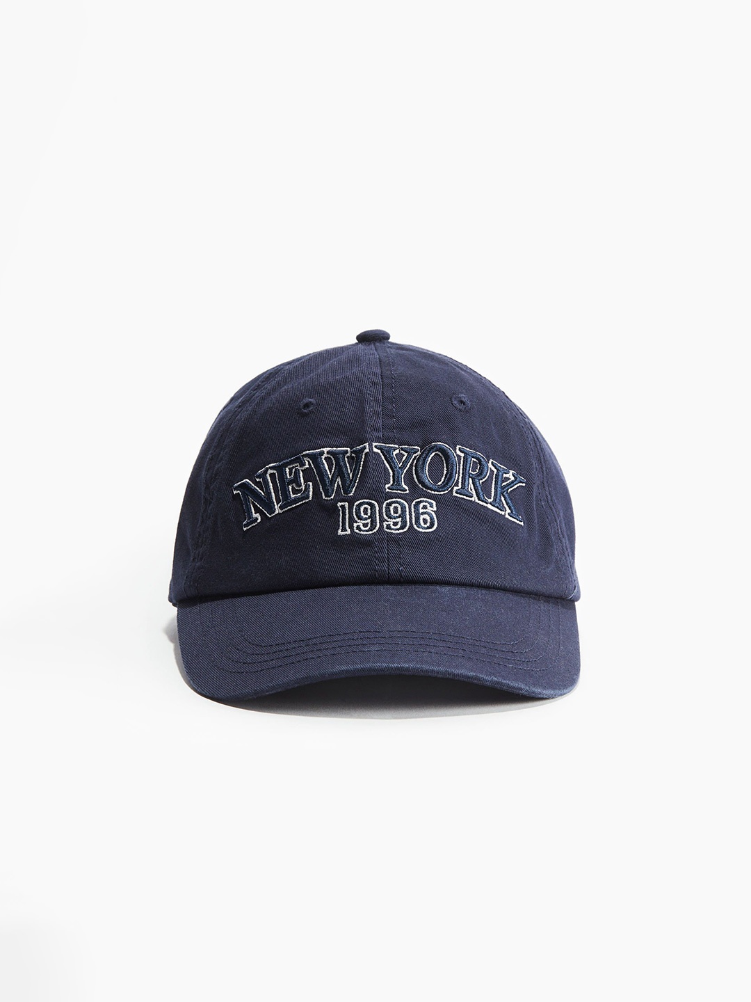 

H&M Embroidered Cap, Blue