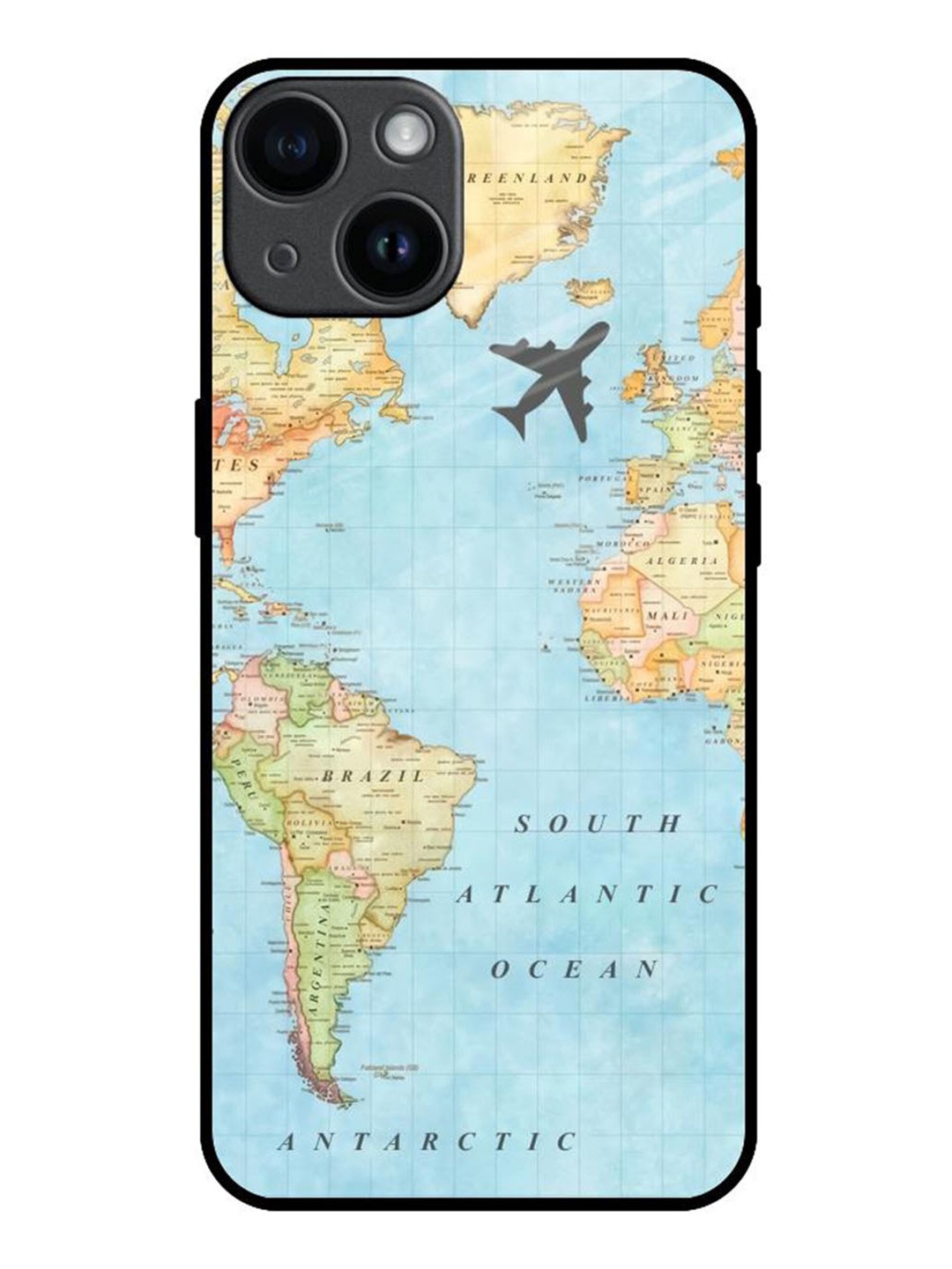 

QRIOH Quirky Printed iPhone 14 Back Case Mobile Accessories, Blue