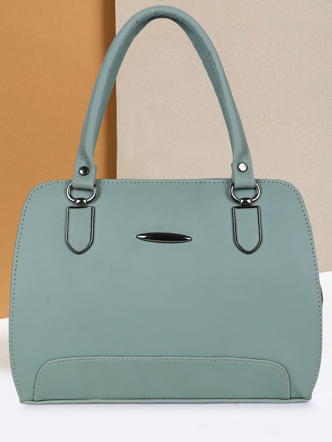 

LADY QUINTON PU Structured Handheld Bag, Green