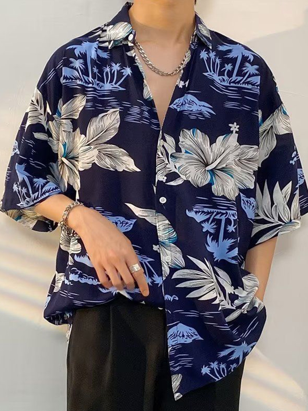 

StyleCast Men Floral Opaque Printed Casual Shirt, Multi
