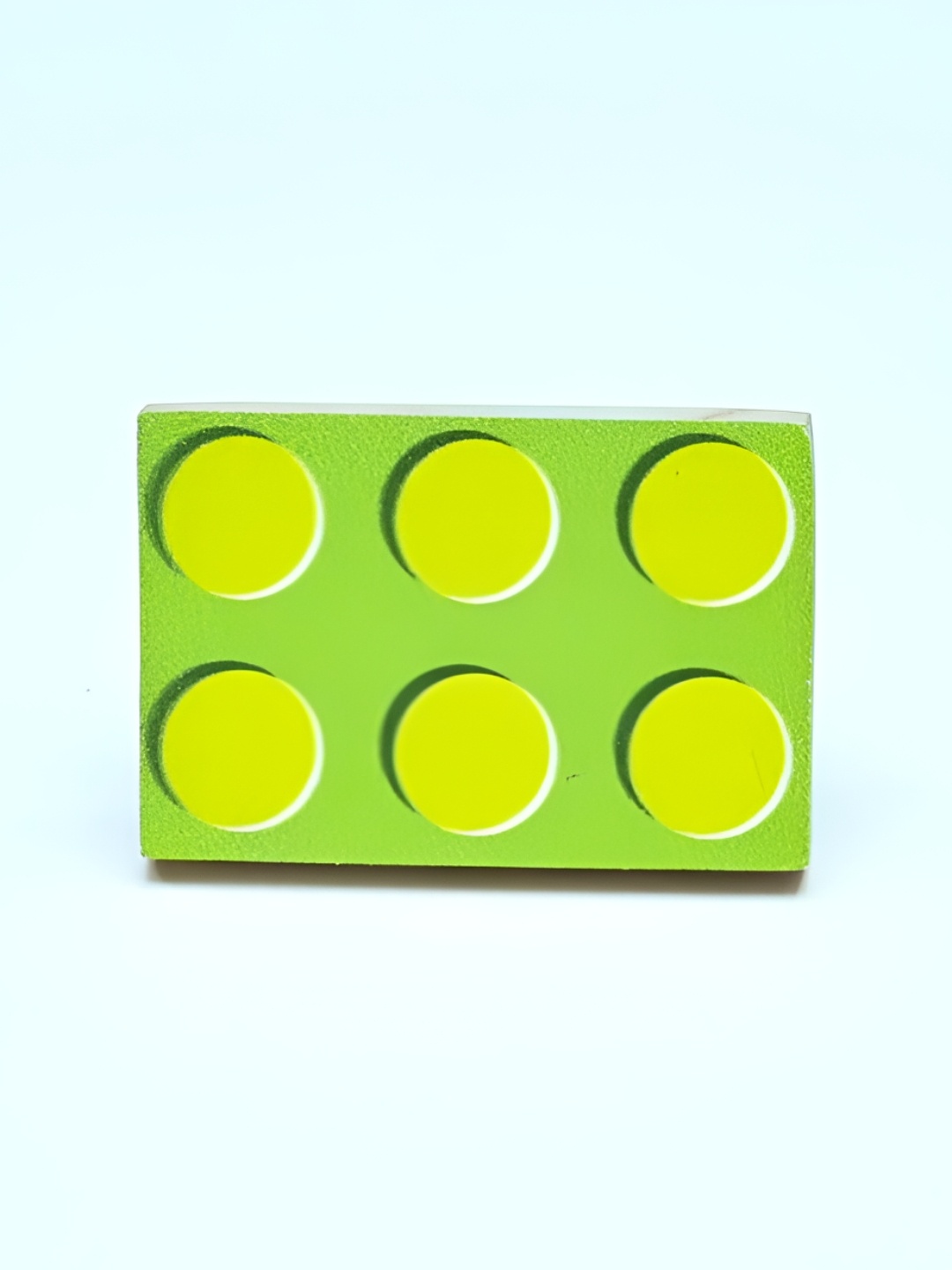 

Pinch of Pretty Green Wooden LEGO-Inspired Knob
