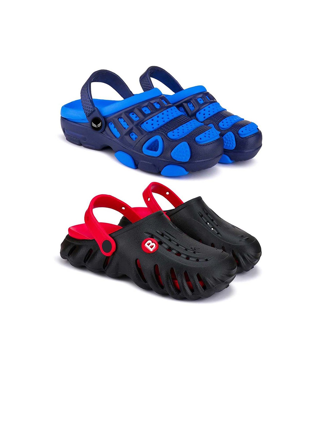

BERSACHE Boys Pack Of 2 Clogs, Navy blue