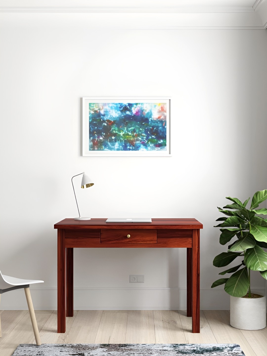 

Ikiriya Red Honey Finish Water Resistant Study Table