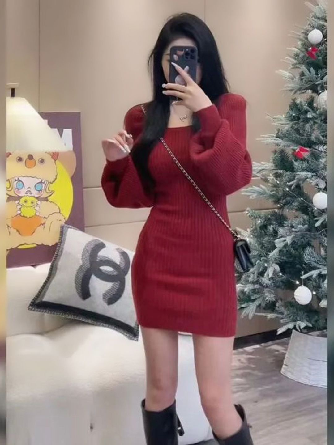 

DressBerry Bodycon Dress, Red