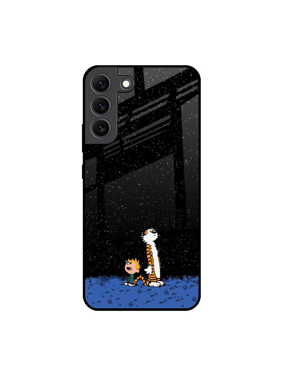 

QRIOH Quirky Printed Samsung Galaxy S22 Back Case Mobile Accessories, Black