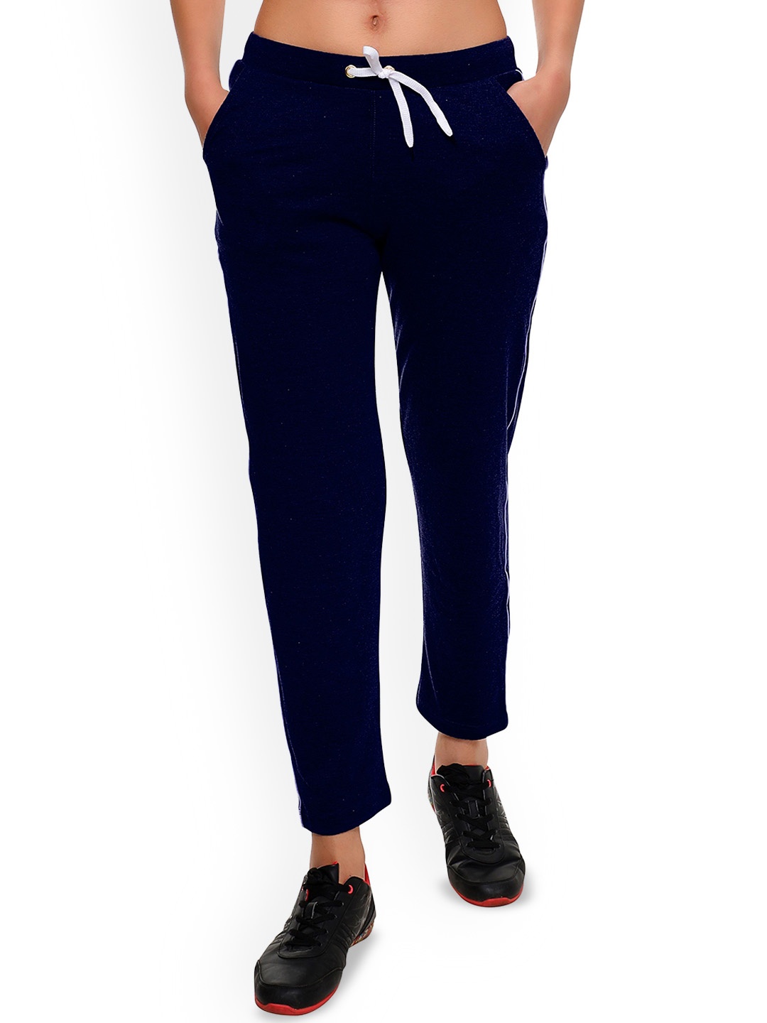 

T.T. Women Comfort Fit Track Pant, Navy blue
