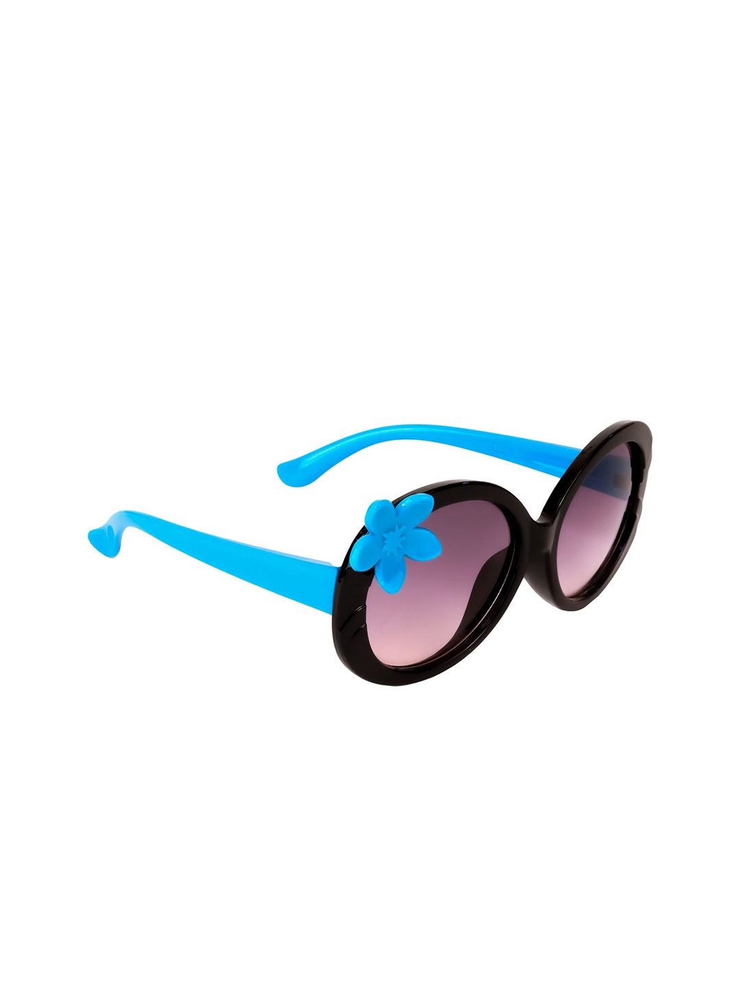 

SHOP FRENZY Unisex Kids Round Sunglasses with UV Protected Lens, Black