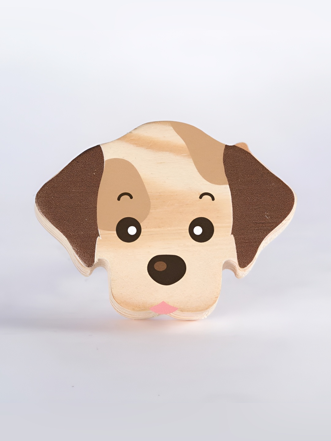 

Pinch of Pretty Brown and Beige Dog Printed Wooden Knob