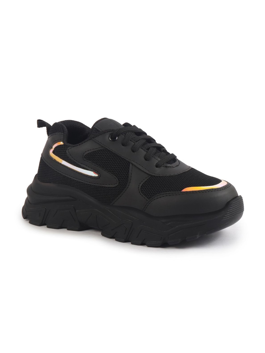 

FAUSTO Women PU Sneakers, Black