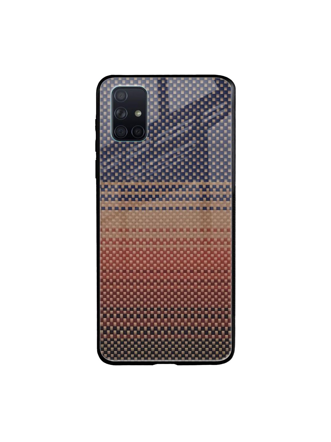 

QRIOH Abstract Printed Samsung Galaxy A71 Back Case Mobile Accessories, Blue