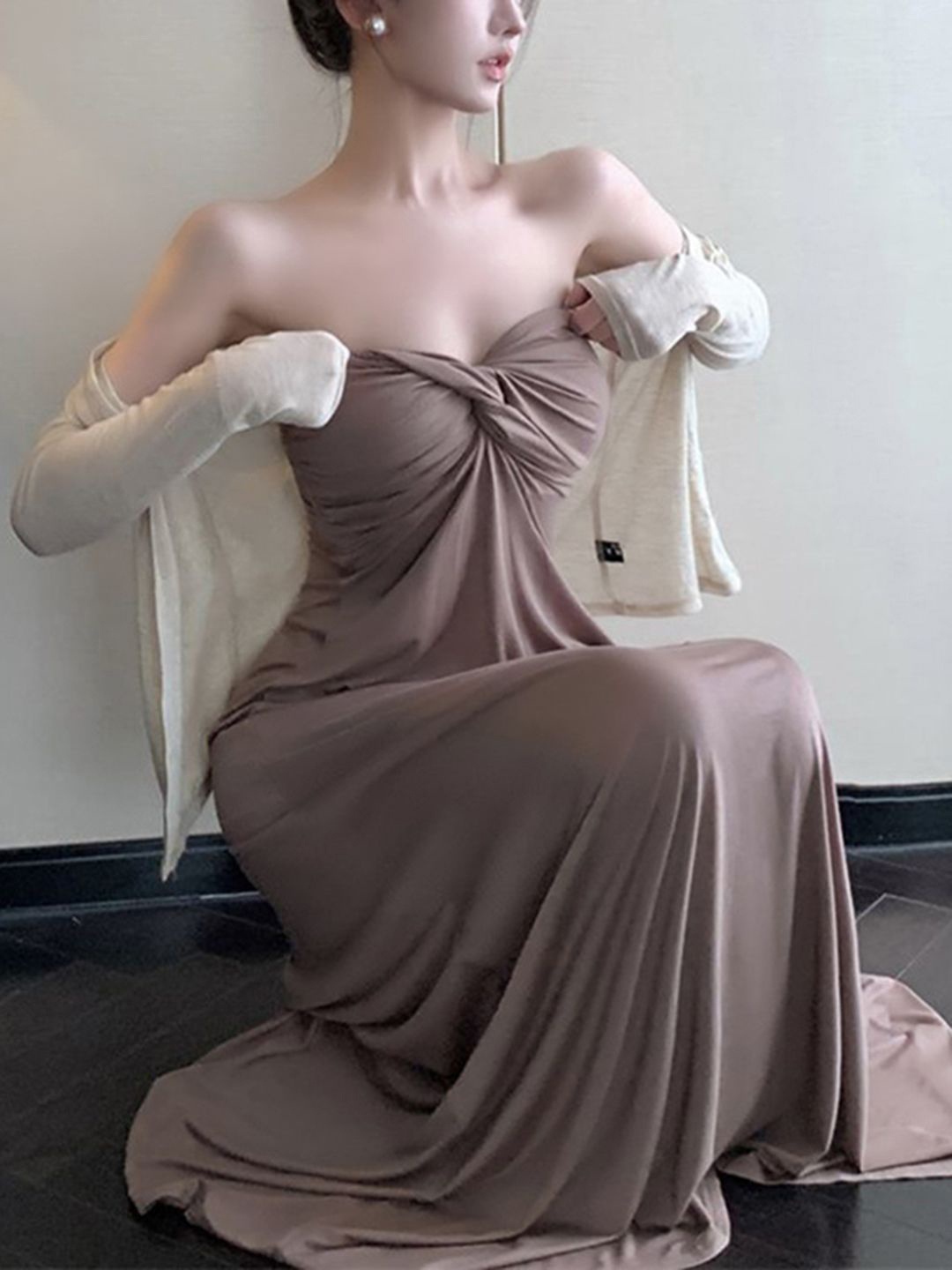 

DressBerry Maxi Dress, Peach