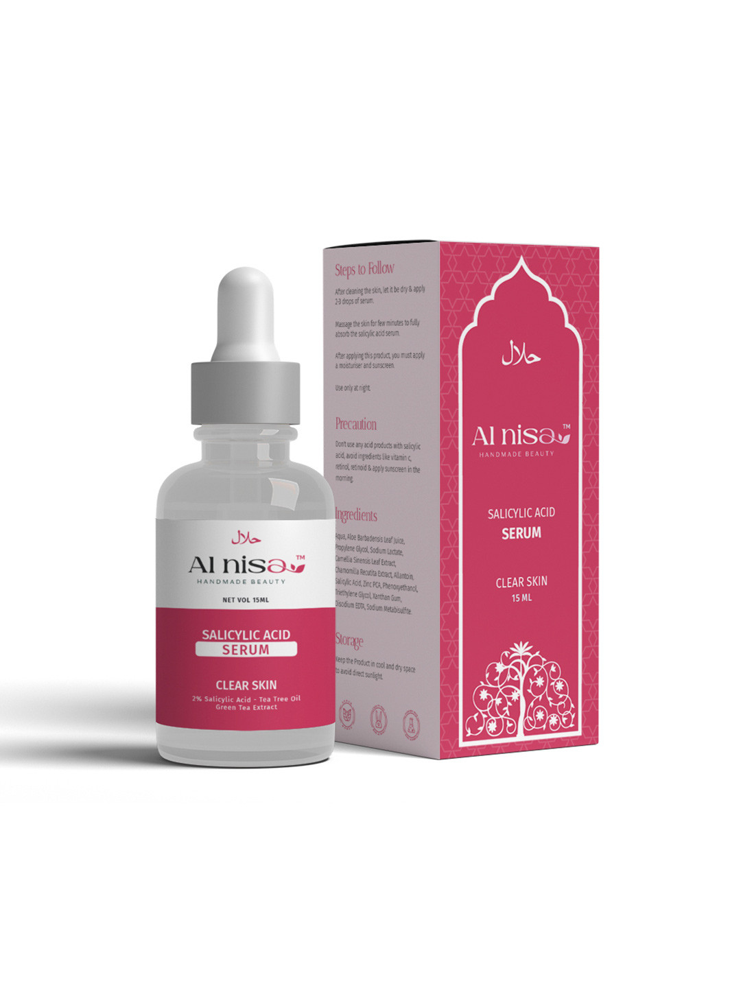 

Al Nisa Salicylic Serum For Acne & Pimple- 15 ml, Red