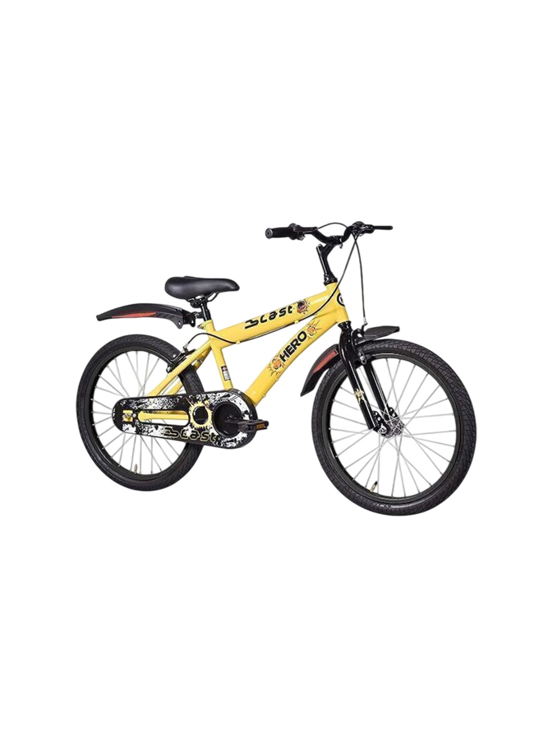 

Hero Kids Printed Blast 20T Single Speed Rigid Bicycle, Yellow