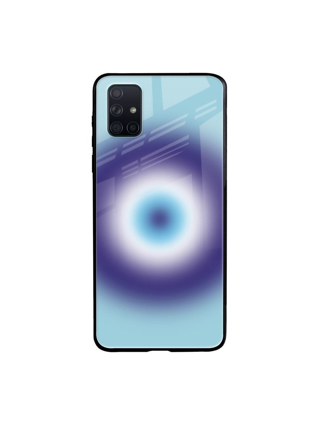 

QRIOH Quirky Printed Samsung Galaxy A71 Back Case Mobile Accessories, Blue