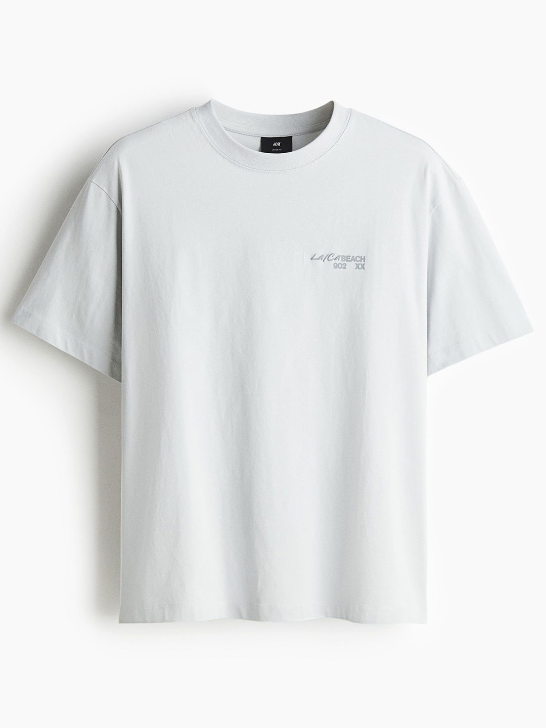 

H&M Loose Fit Printed T-shirt, Grey