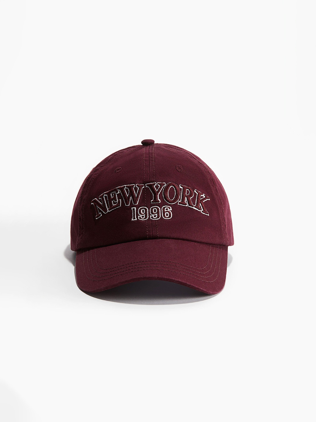 

H&M Embroidered Cap, Red