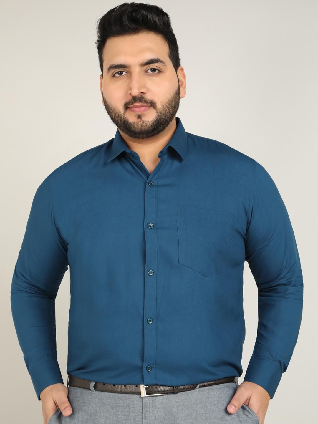 

METRONAUT PLUS Men Classic Opaque Casual Shirt, Blue
