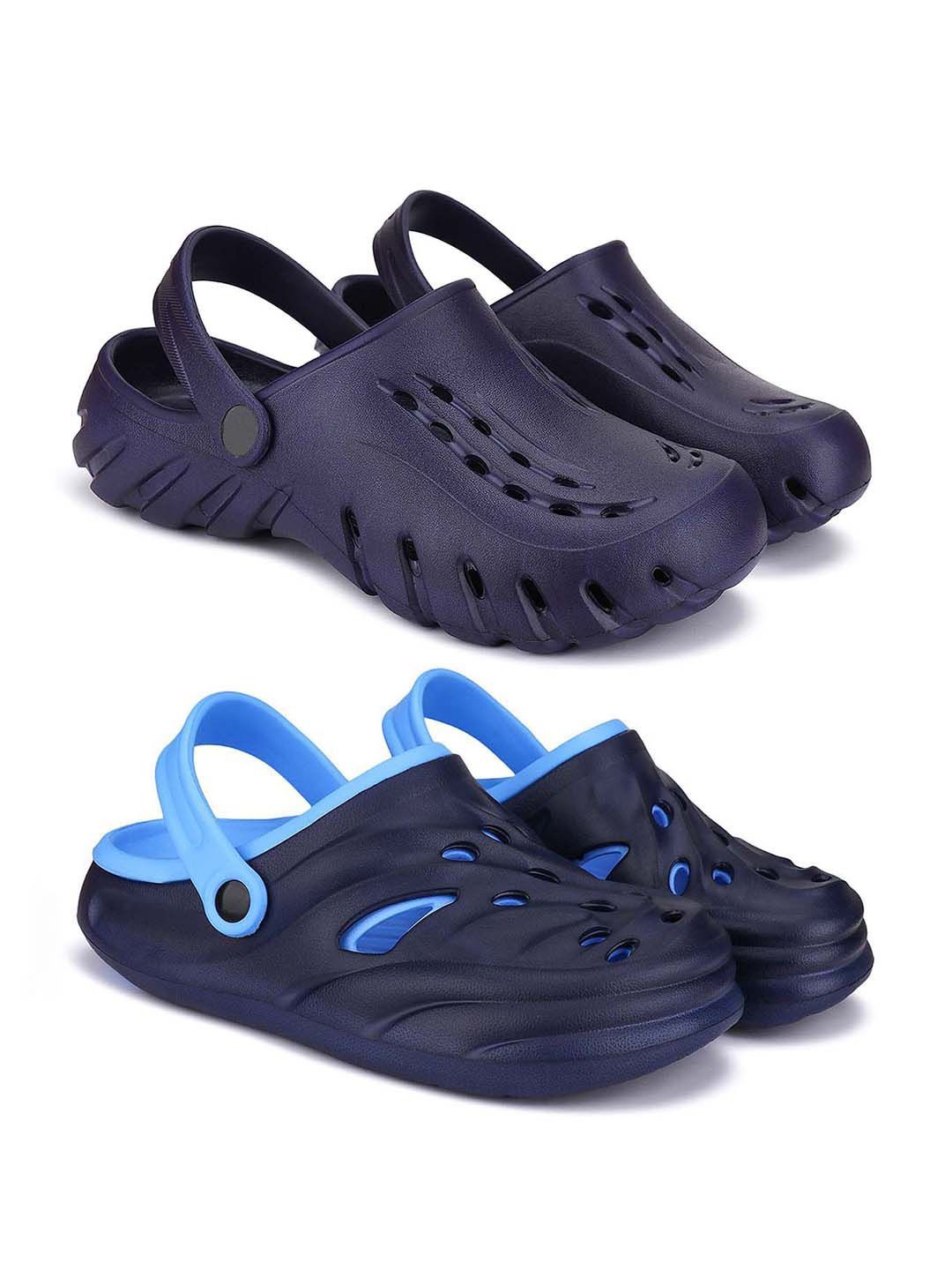 

BERSACHE Men Clogs, Navy blue