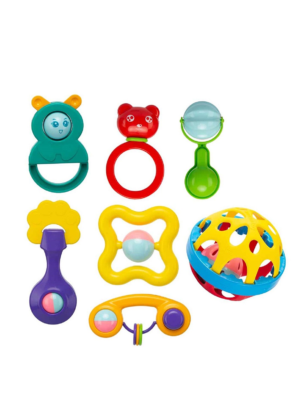 

ADKD BPA Free Rattle Toy Learning and Development Toys, Yellow