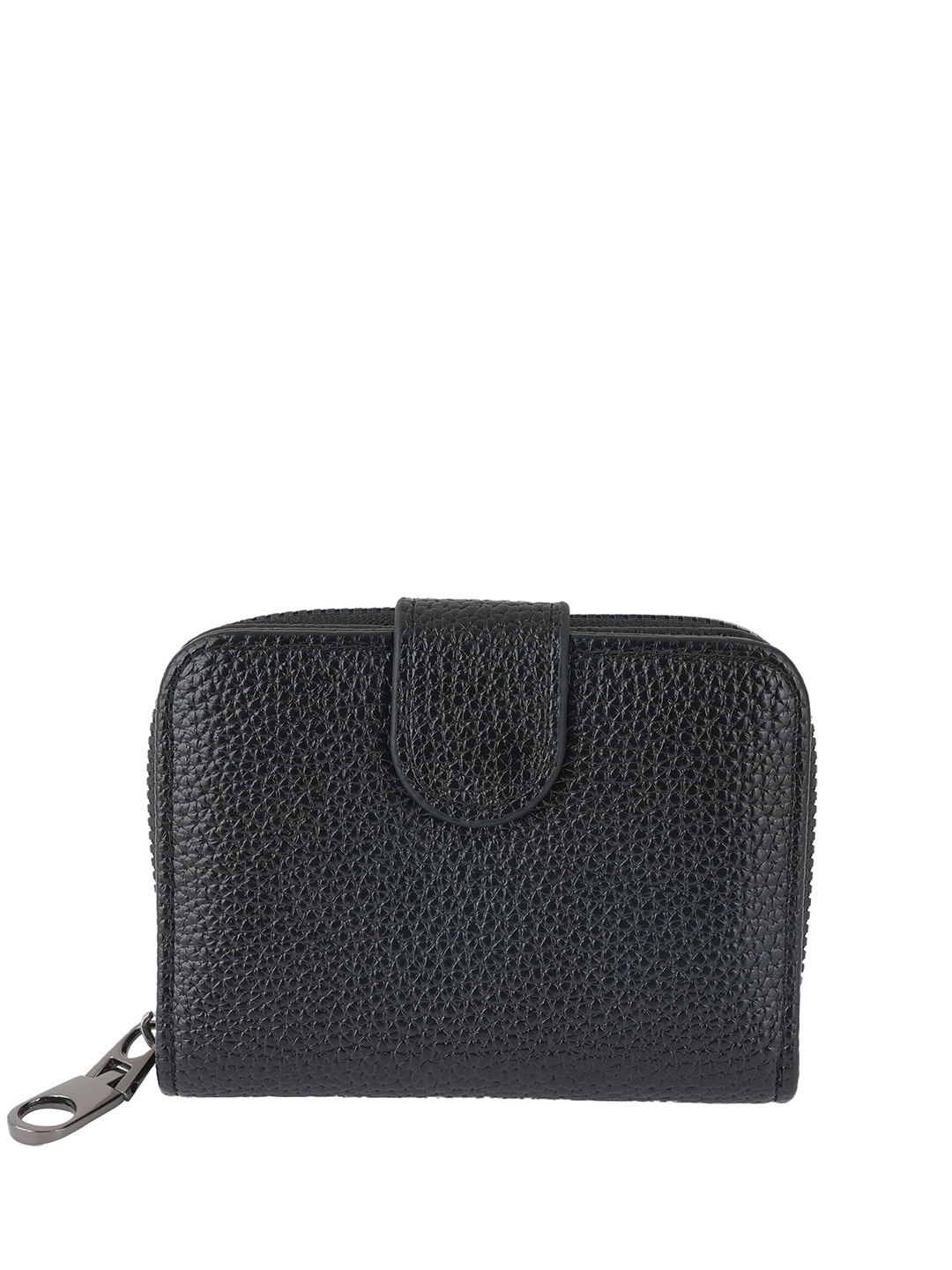 

CLARABAE Men PU Two Fold Wallet, Black