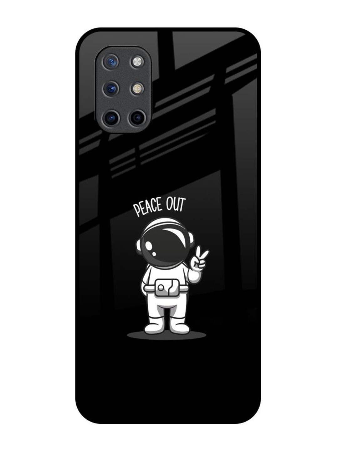

QRIOH Quirky Printed OnePlus 8T Back Case Mobile Accessories, Black