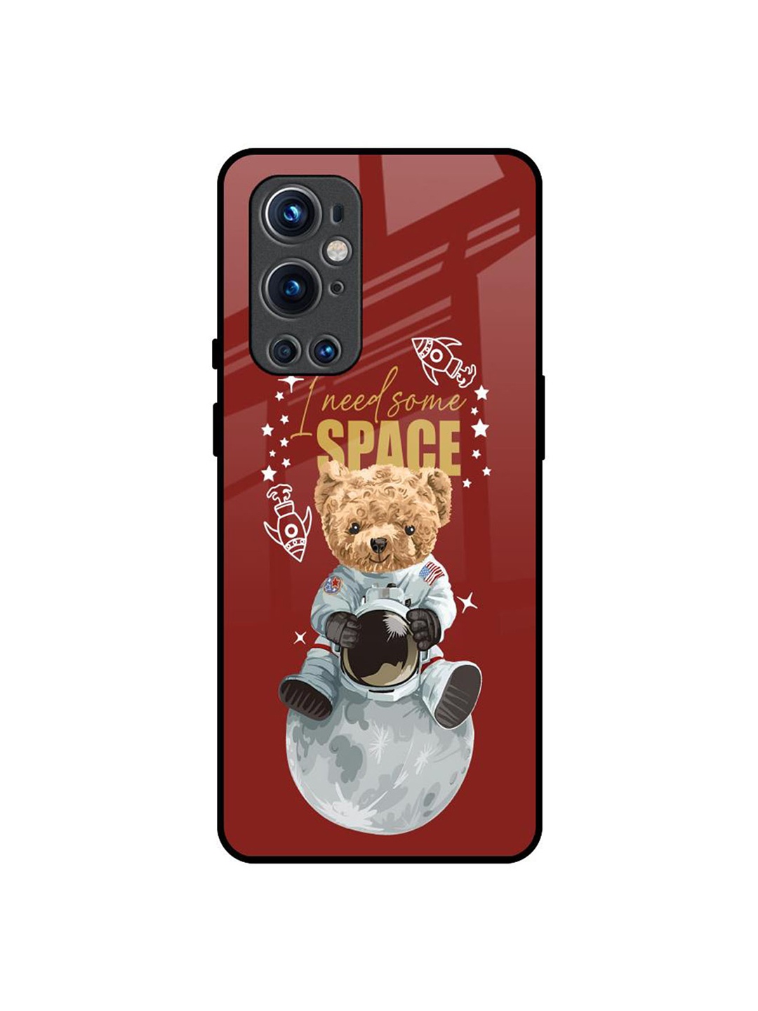 

QRIOH Typography Printed OnePlus 9 pro Back Case Mobile Accessories, Maroon