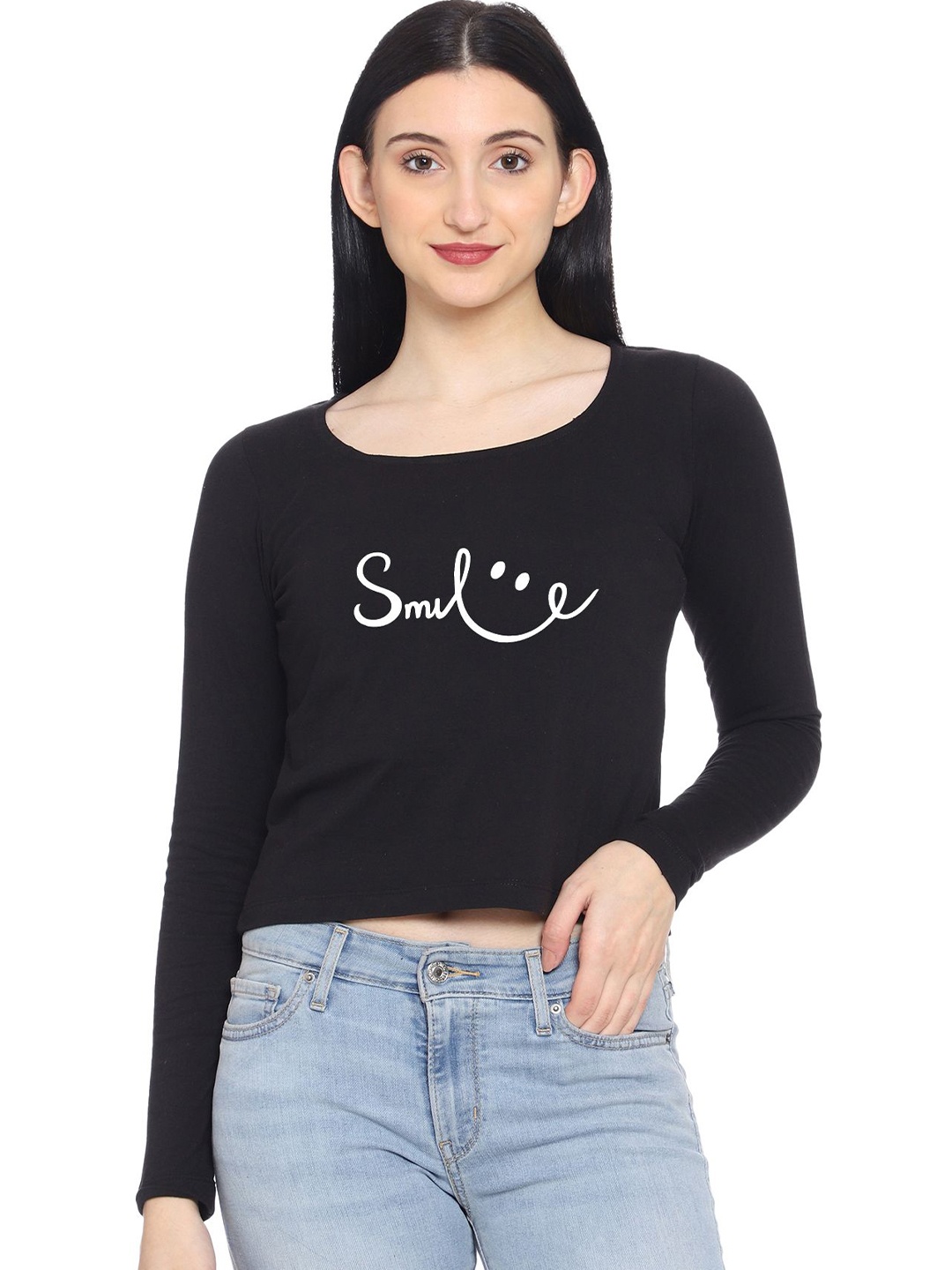

ROARERS Print Top, Black
