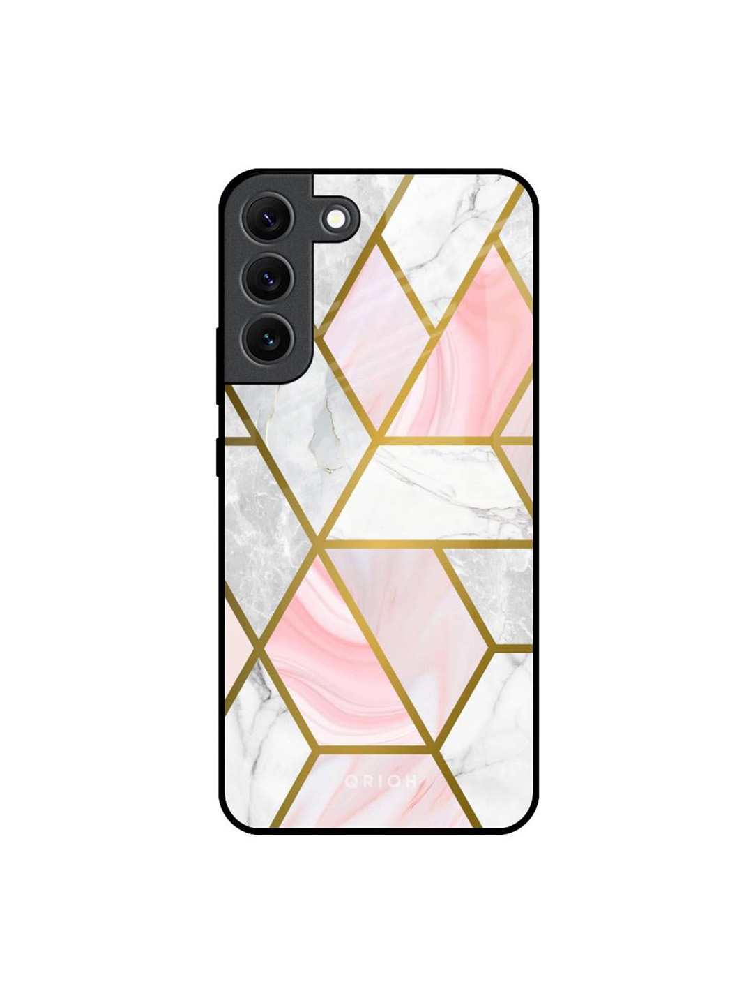 

QRIOH Quirky Printed Samsung Galaxy S22 Back Case Mobile Accessories, White