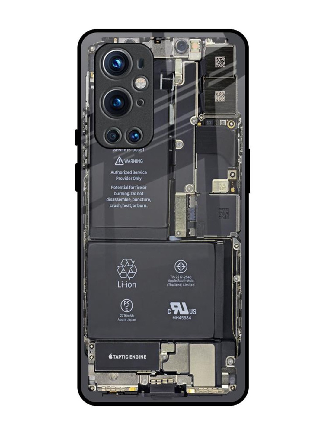 

QRIOH Quirky Printed OnePlus 9 pro Back Case Mobile Accessories, Grey