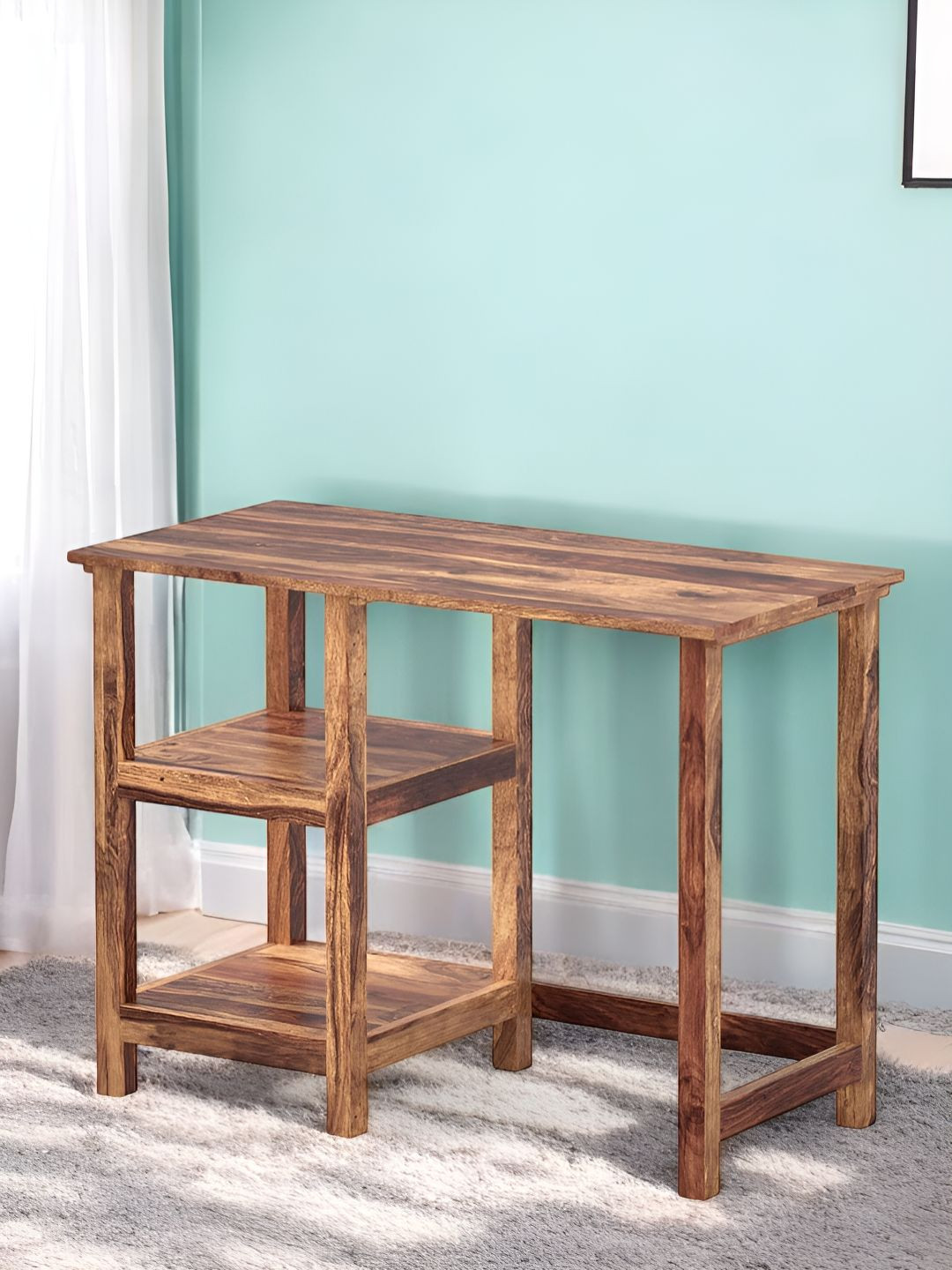 

Ikiriya Brown Teak Finish Water Resistant Study Table